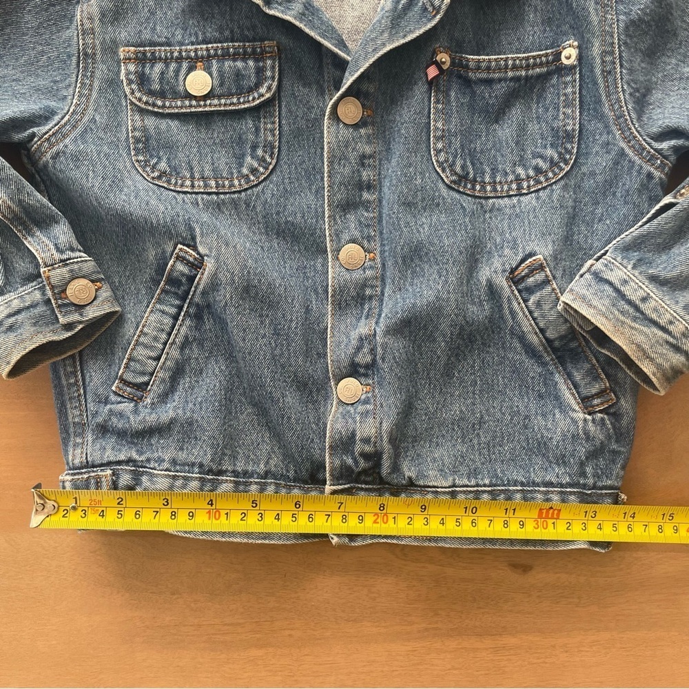 Vintage Polo Jeans Ralph Lauren American Flag Denim Jacket - Picture 6 of 8